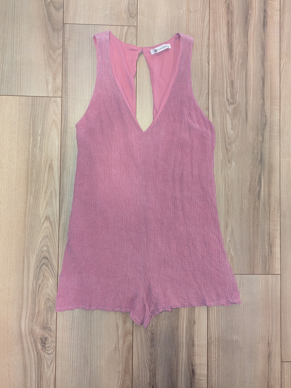 The Impeccable Pig Dusty Pink Sleeveless One-Piece Romper
